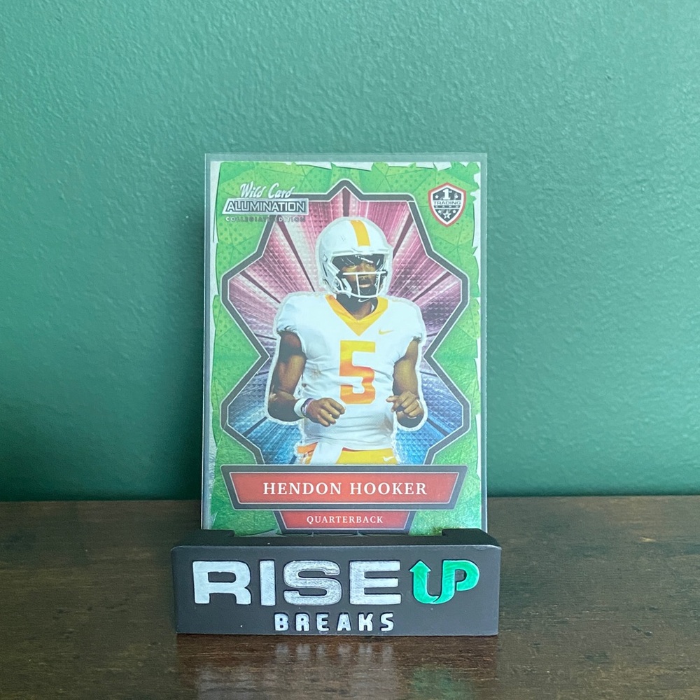 2021 Wild Card Alumination NIL Collegiate Edition Green Hendon Hooker #ANBC-87
